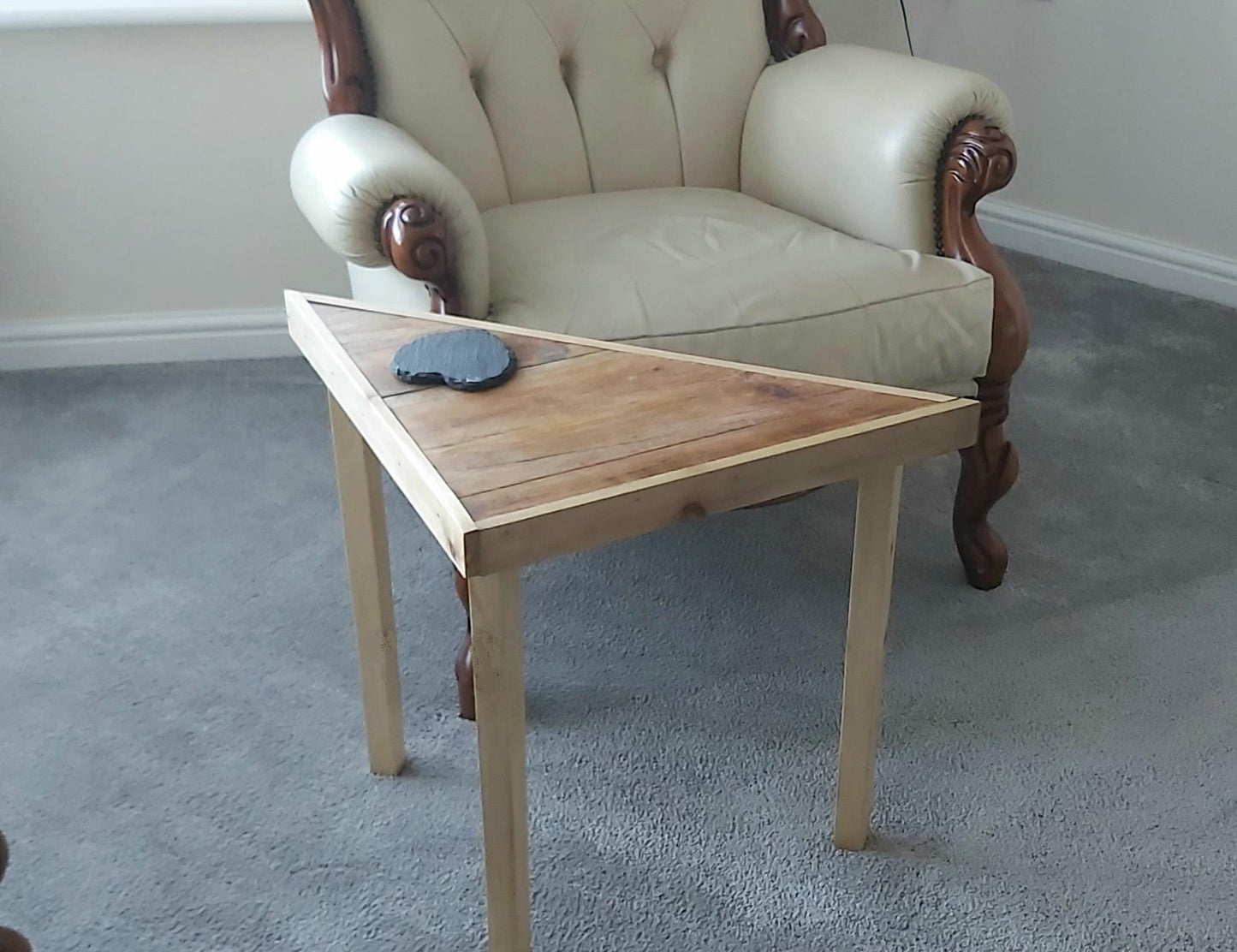 WOODLANDS Triangular Side Table
