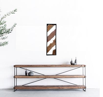Wall art rustic wood pieces