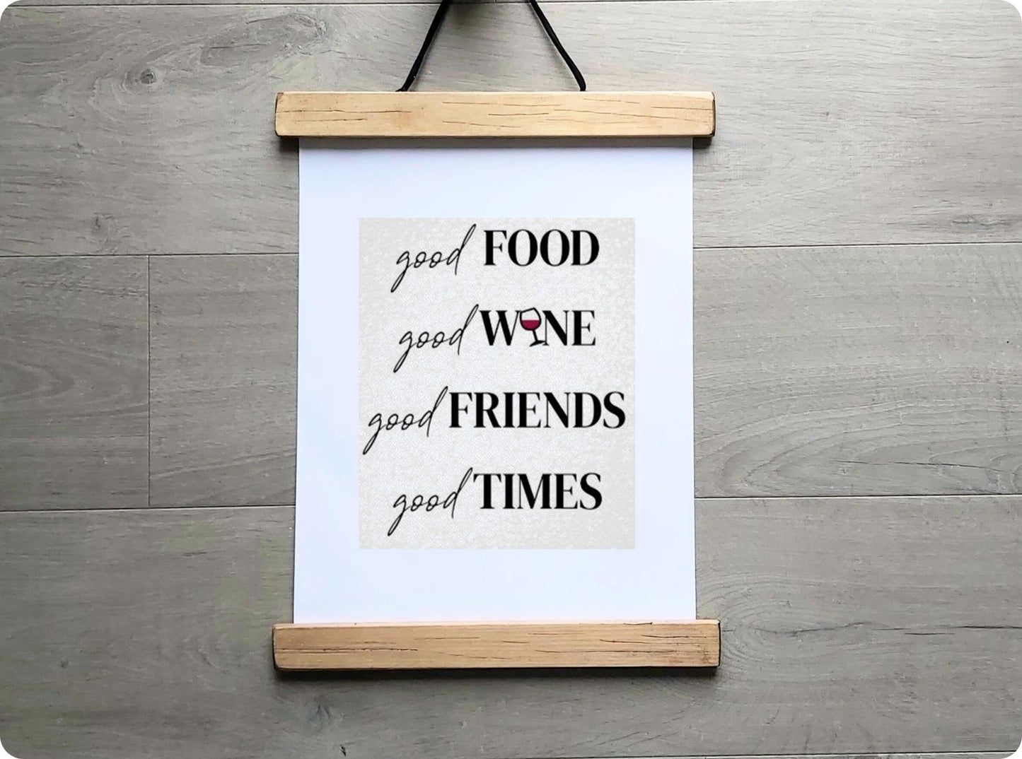 Hanging Canvas Sign A3