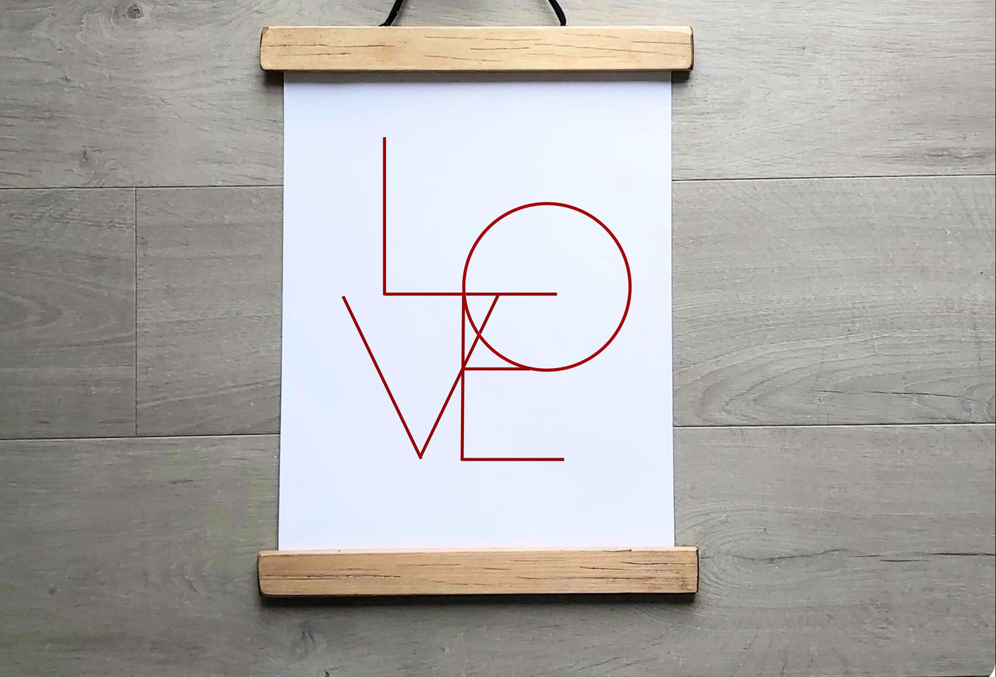 Hanging Canvas Sign A3