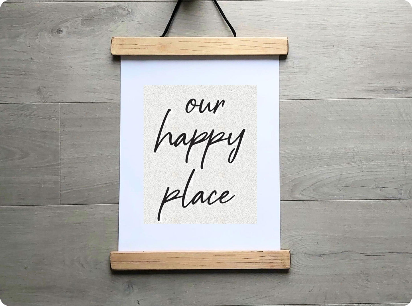 Hanging Canvas Sign A3