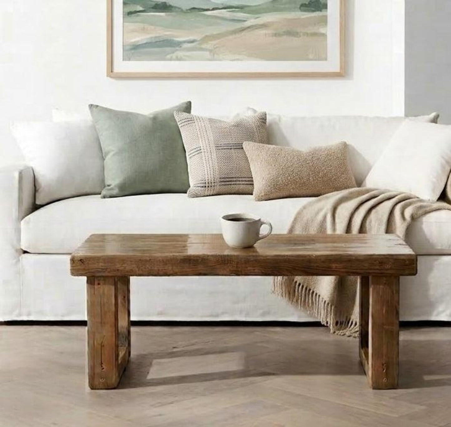 Small Reclaimed Wood Coffee Table