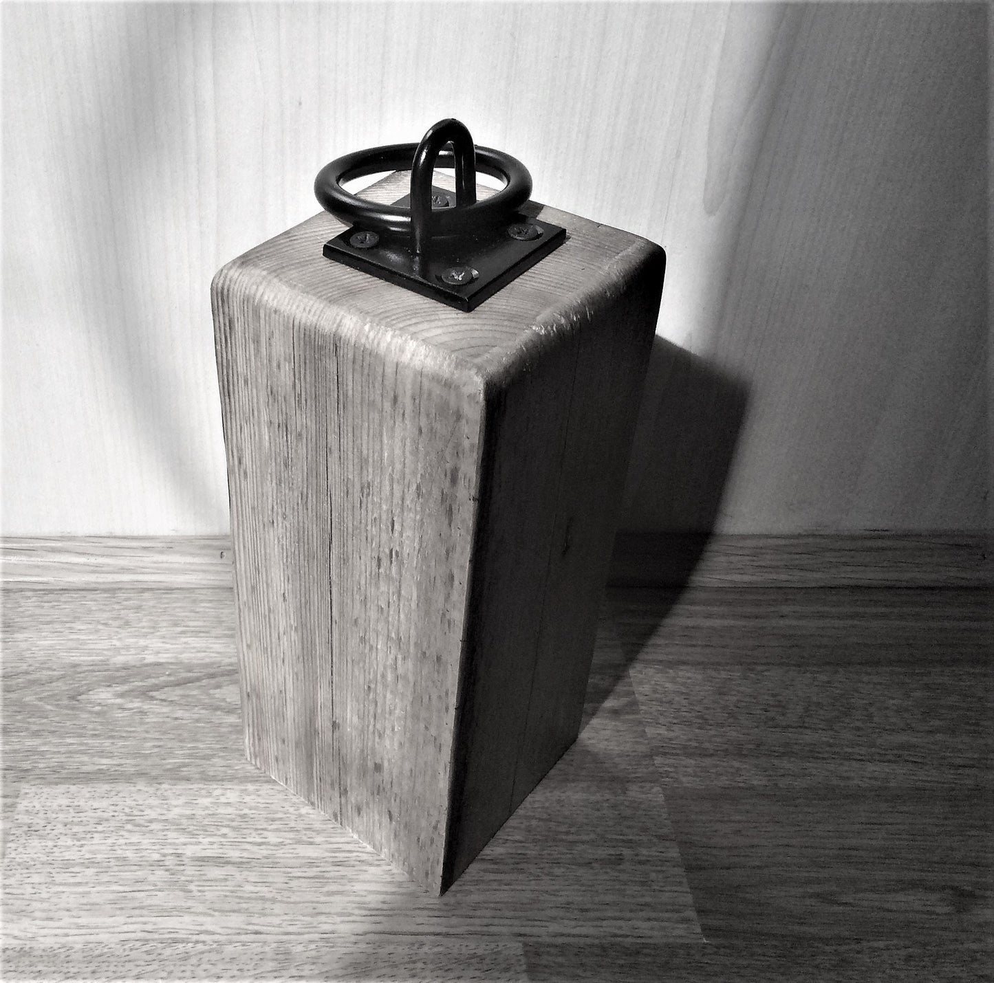 Reclaimed Wood Rustic Door Stop, internal door use only