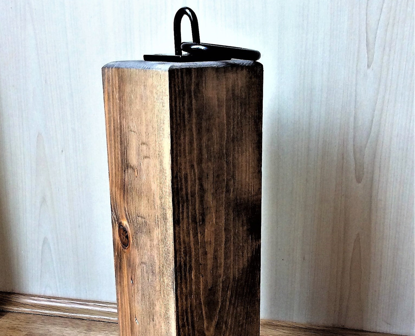 Reclaimed Wood Rustic Door Stop, internal door use only