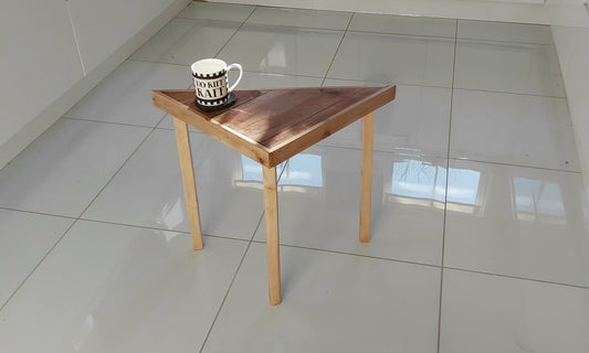 WOODLANDS Triangular Side Table