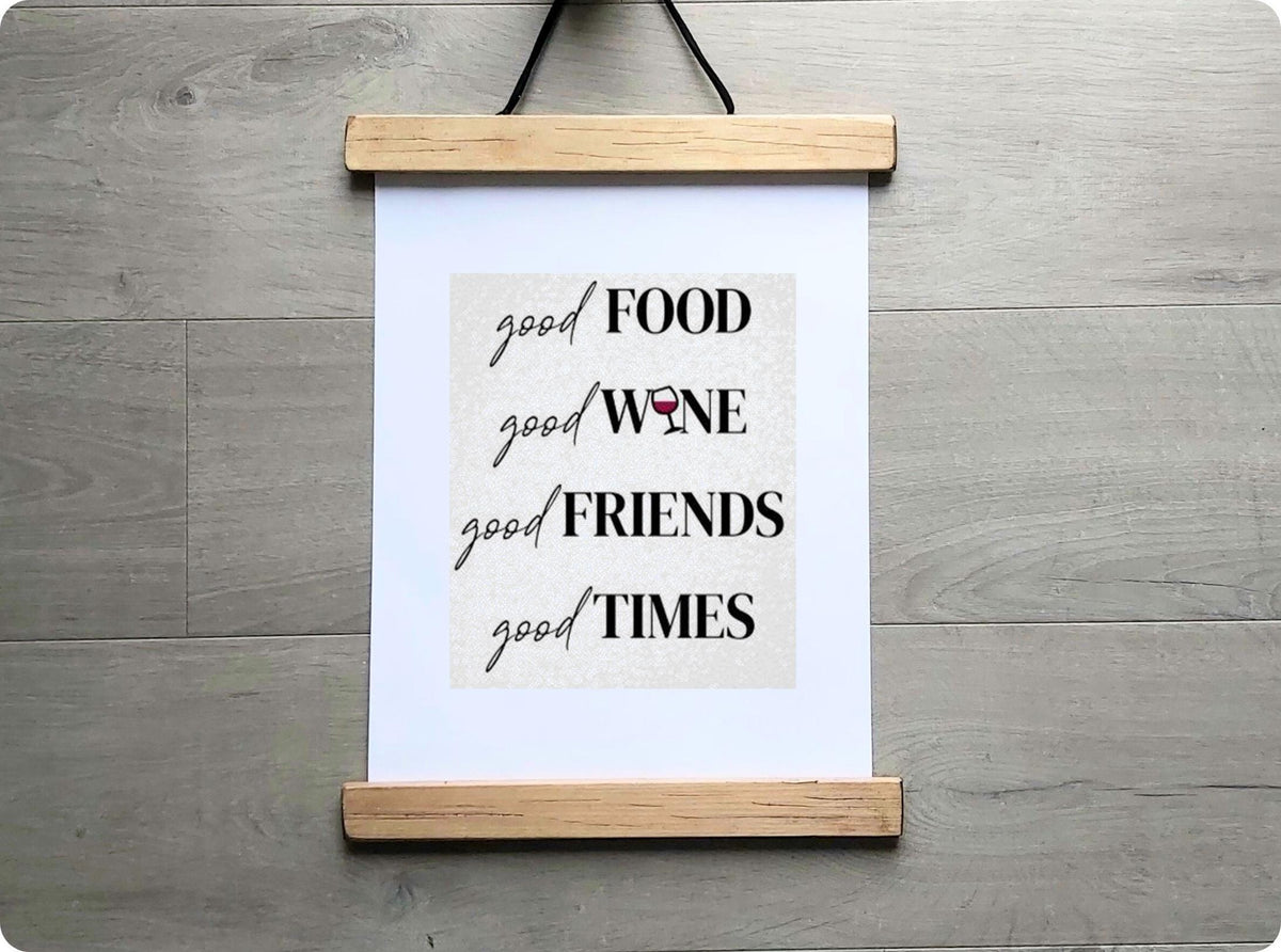 Hanging Canvas Sign A3