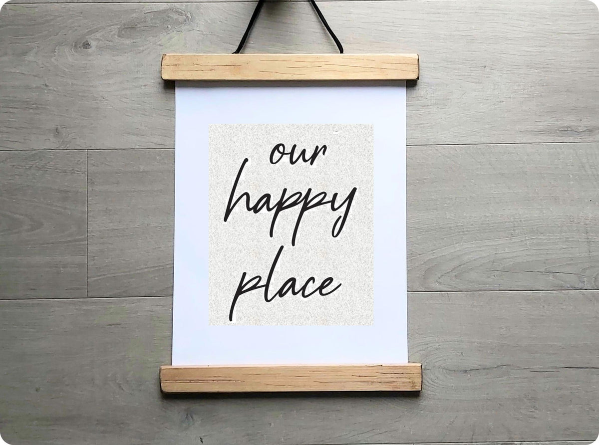 Hanging Canvas Sign A3