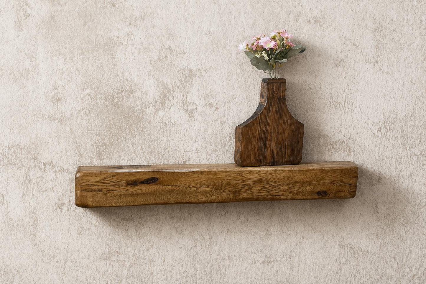 Wooden Vase for Artificial Flowers