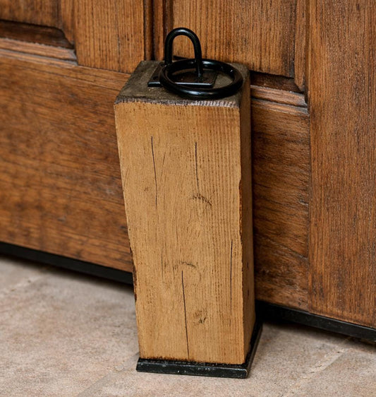 Reclaimed Wood Rustic Door Stop (Internal Door Use Only)