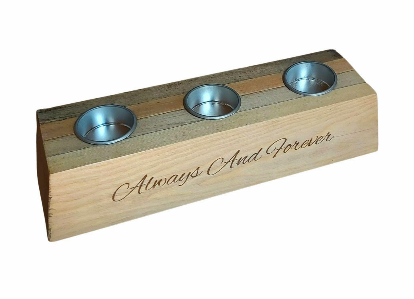 Wooden Laminated Candle Holder