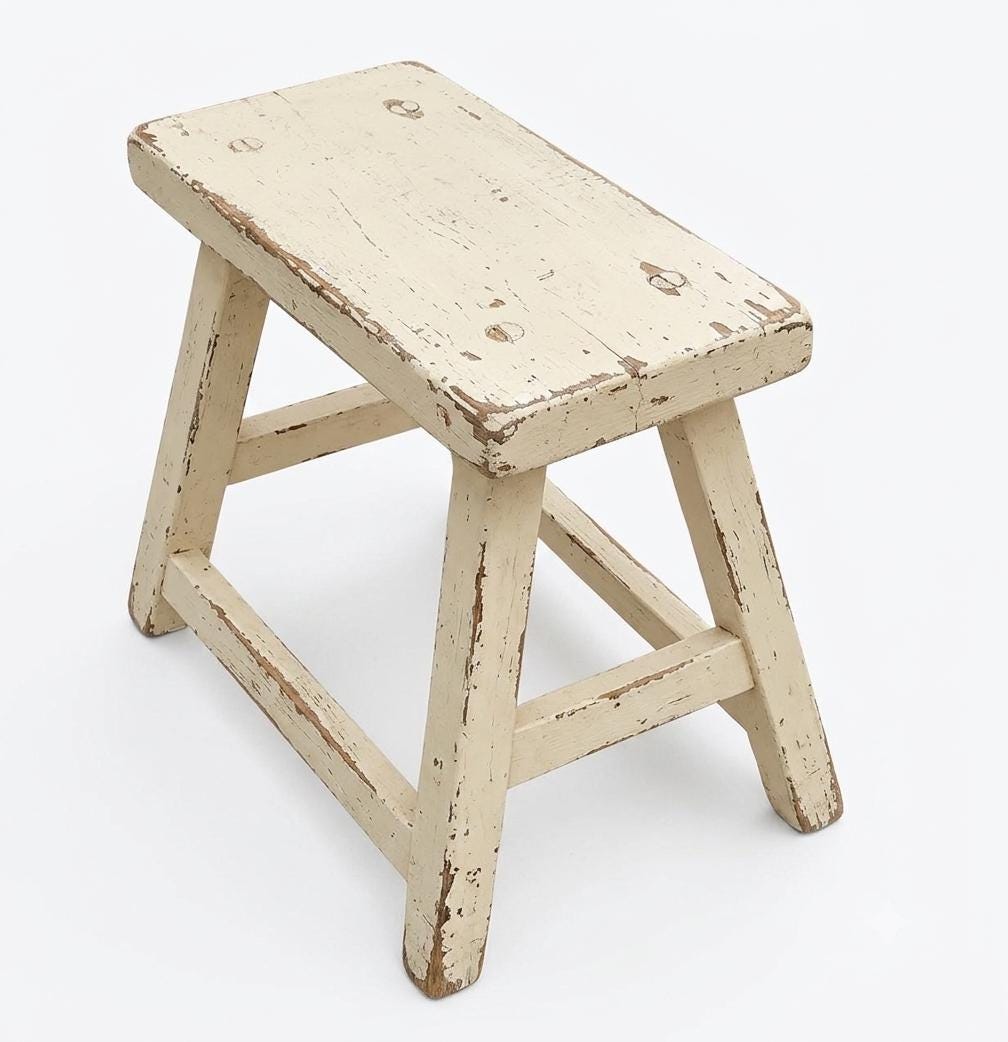 Handmade Rustic Milking Stool