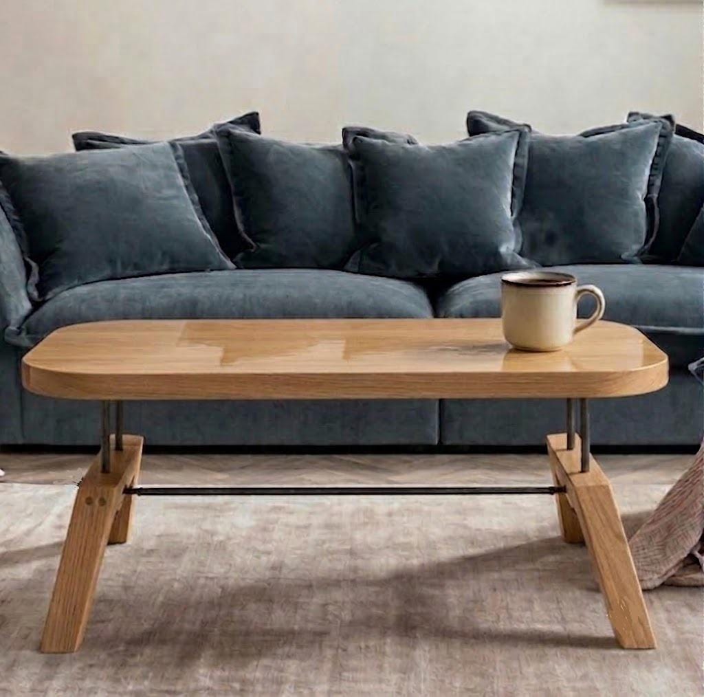Industrial Style Rustic Coffee Table
